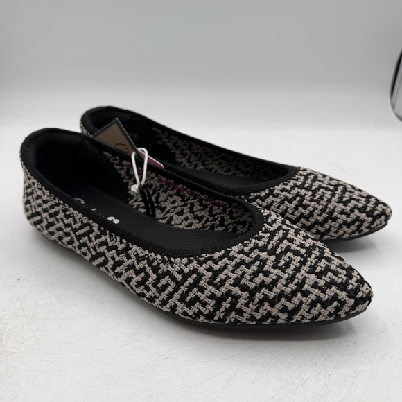 Skechers Shoes - Skechers Cleo Point Chic Allure Ballet Flats Womens 8.5 Black Knit Shoes 159327